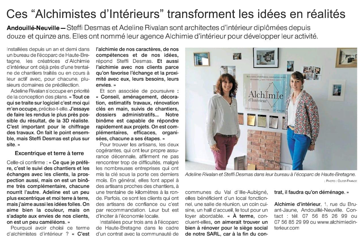 Article Ouest France